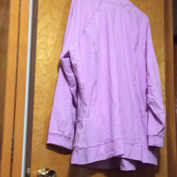 COPY - Athletic Pullover Half Zip Pink Jacket - Picture 3 of 11
